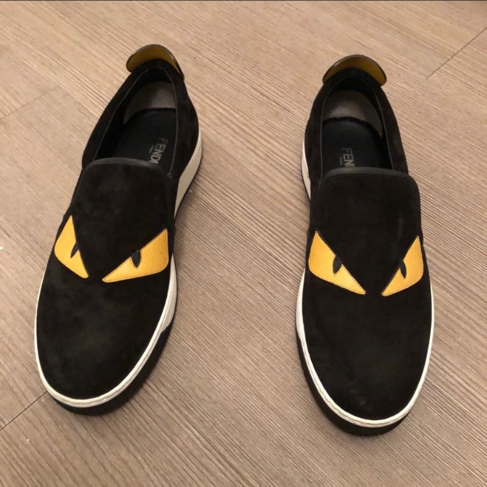 Fendi Monster Slip Ons !